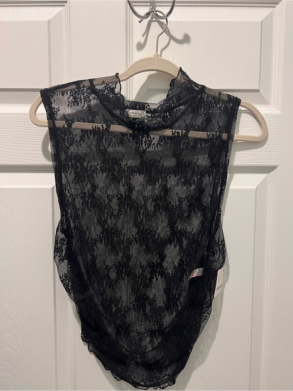 Free People Nice Try Floral Lace Tank